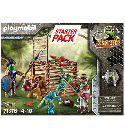 Playmobil Dino Rise - Starter Pack - Befreiung von Triceratops -