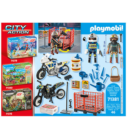 Playmobil City Action - Startar Pack - Polis - 71381 - 46 Delar