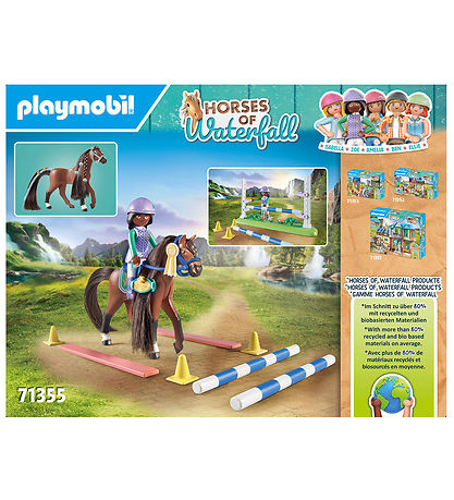 Playmobil Horses Of Waterfall - Zoe & Blaze w. Training Track -