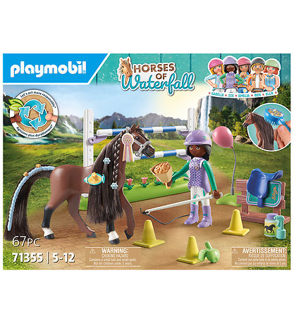 Playmobil Horses Of Waterfall - Zoe & Blaze m. Trainingsstrecke