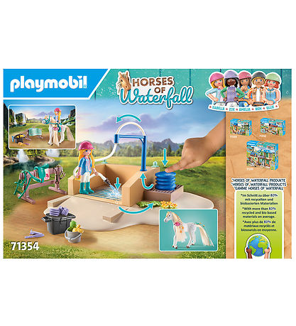 Playmobil Horses Of Waterfall - Isabelle & Lioness w. Washing pl
