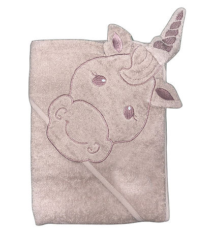 Nørgaard Madsens Baby towel - 100x100 cm - Pale Mauve w. Unit