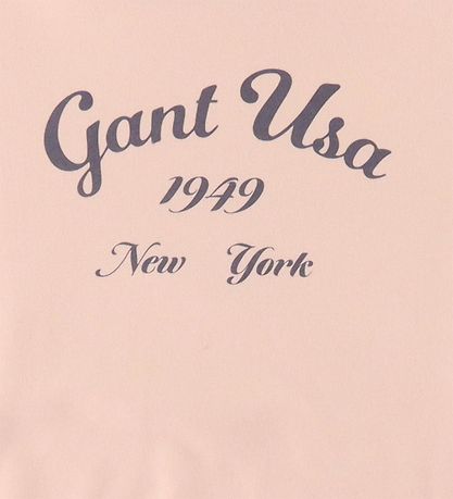 GANT Peysa - Oversized Lógó - Kristall Bleikt