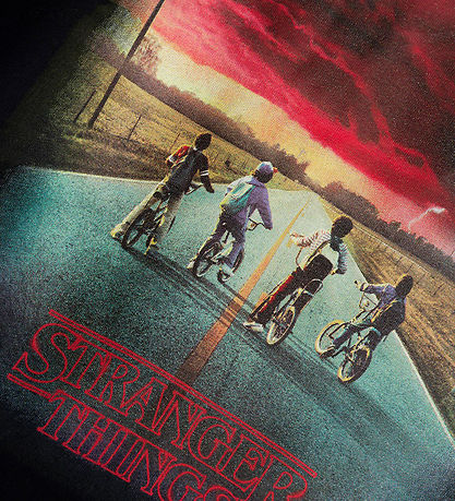 Name It Stuttermabolur - NkmDec Strangerthings - Svart