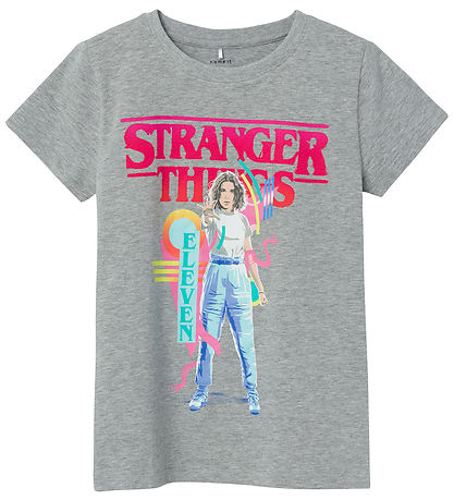 Name It Stuttermabolur - NkfDunna Strangerthings - Grey Melange