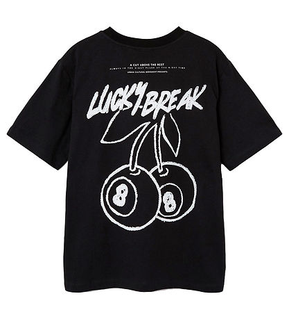 LMTD T-shirt - NlmLucky - Black