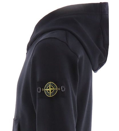 Stone Island Hoodie - Marinblå
