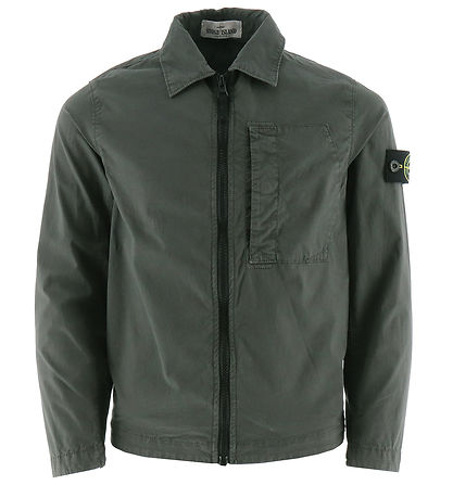 Stone Island Jacket Overshirt - Blue Grey