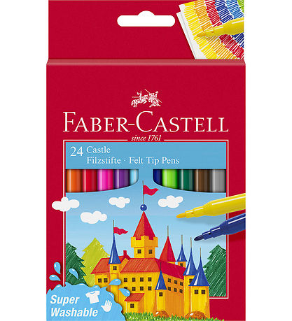 Faber-Castell Tússlitir - 24 Stk.