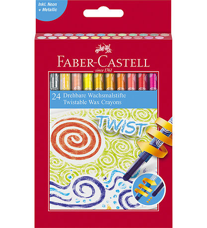 Pastel Faber-Castell - Tournable - 24 pièces