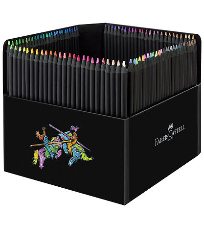 Faber-Castell Crayons de couleur - Triangulaire - Black Edition