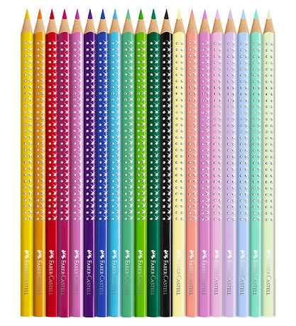 Faber-Castell Colouring Pencils - Triangular - Grip Butterfly - 