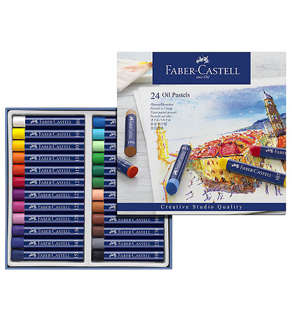 Faber-Castell Pastels Gras - 24 pices