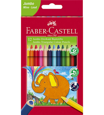 Faber-Castell Colouring Pencils - Triangular - Jumbo - 5.4 mm - 