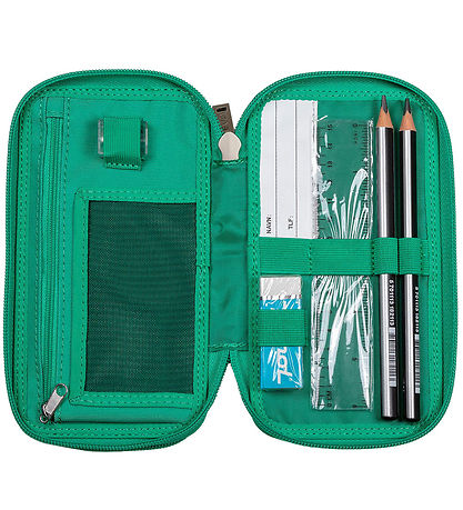 Jeva Pencil Case w. Contents - Twozip - Dragon Draco