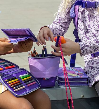 Jeva Federtasche m. Inhalt - Onezip - Unicorn Friends