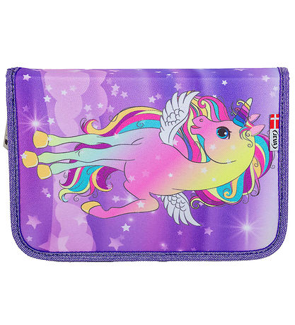 Jeva Pennfodral m. Innehll - Onezip - Unicorn Friends