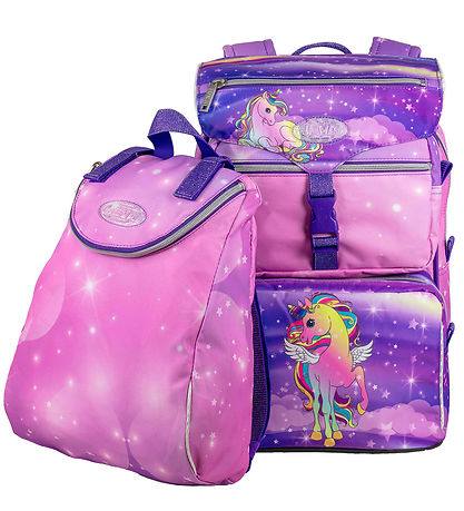 Jeva Skólataska - Byrjendur - Unicorn Friends