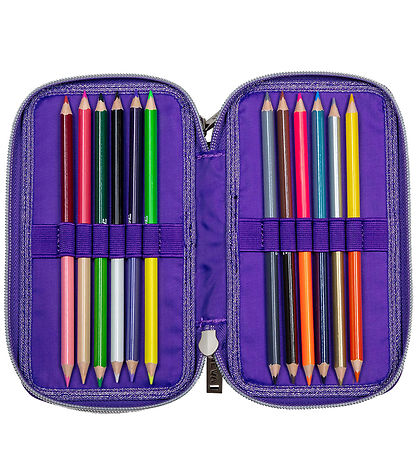 Jeva Federtasche m. Inhalt - Twozip - Unicorn Friends