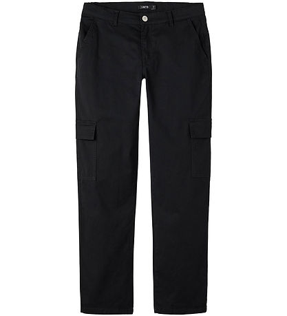 LMTD Trousers - NlnTalse - Cargo - Black