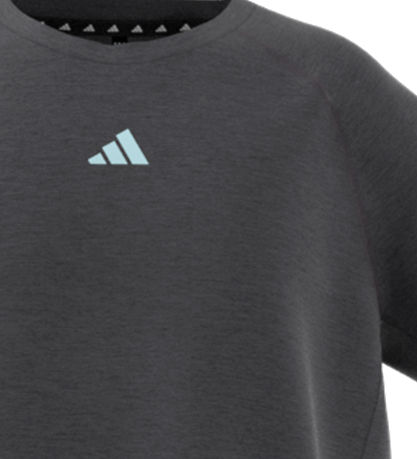 adidas Performance T-shirt - JG Tee Lux - Gris Chin