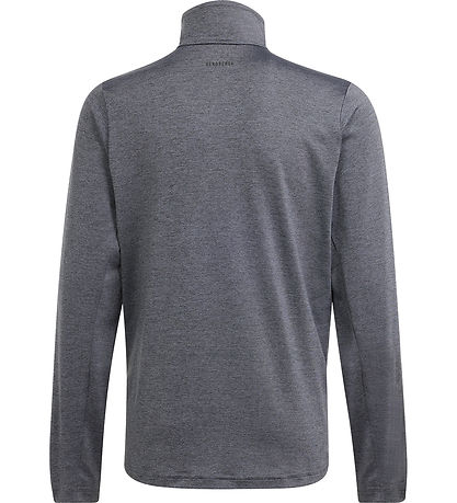 adidas Performance Pusero - J Hea 1/2 vetoketju - Harmaa Kirjava