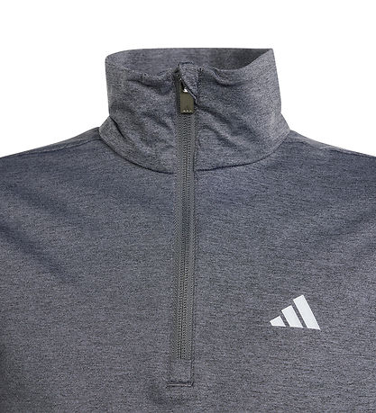 adidas Performance Blouse - J Hea 1/2 Zip - Grey Melange