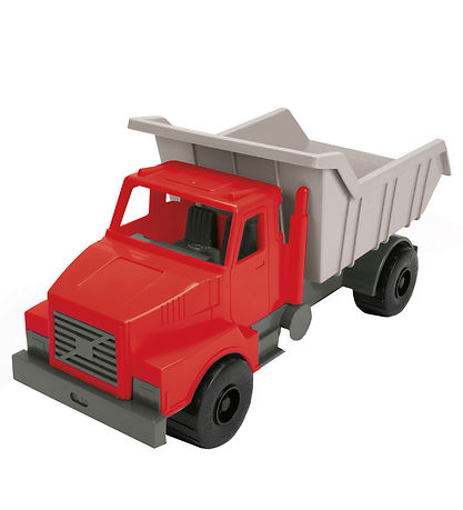 Dantoy Vrachtwagen - 45cm - Grijs/Rood