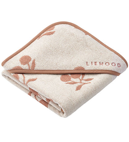 Liewood Handdoeken met Capuchons - 70x70 cm - Alba - Peach/Sea S