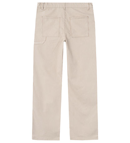 LMTD Pantalon - NlfRicte - Mocha Meringue av. A Rayures