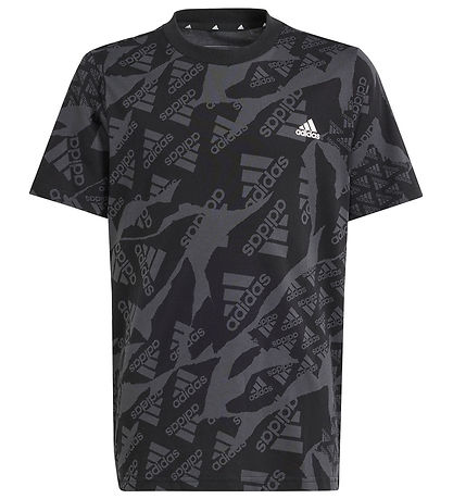 adidas Performance Stuttermabolur - J Camlog T - Svart/Grey