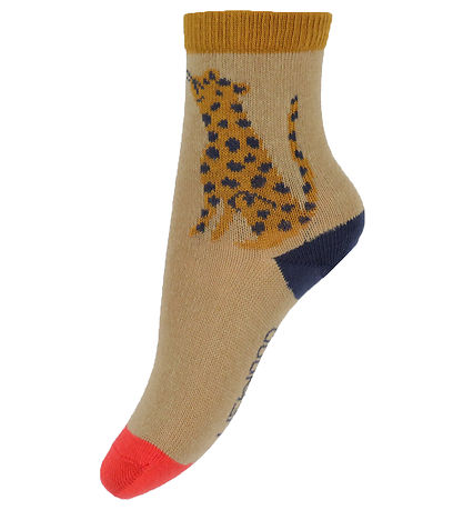 Liewood Socks - Silas - 3-Pack - Leopard/Sandy