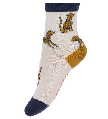 Liewood Socken - Silas - 3er-Pack - Leopard/Sandy