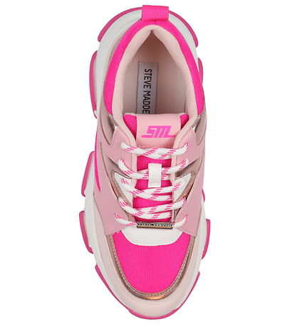 Steve Madden Shoe - Progressive - Pink/White