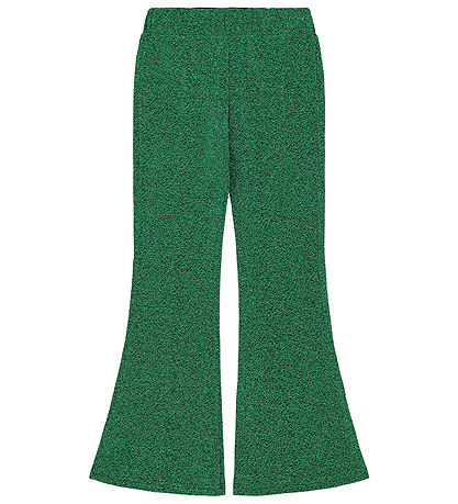 The New Byxor - TnJidalou - Utsvängda byxor - Ljusa Green Glitte