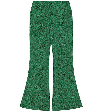 The New Byxor - TnJidalou - Utsvängda byxor - Ljusa Green Glitte