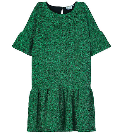 The New Kjóll - TnJidalou - Björt Green Glitter