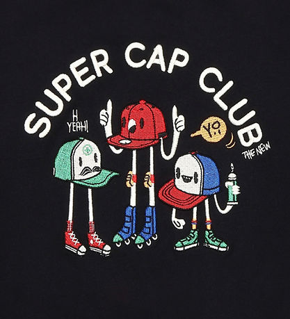 The New Sweatshirt - TnJasper - Black Beauty m. Caps