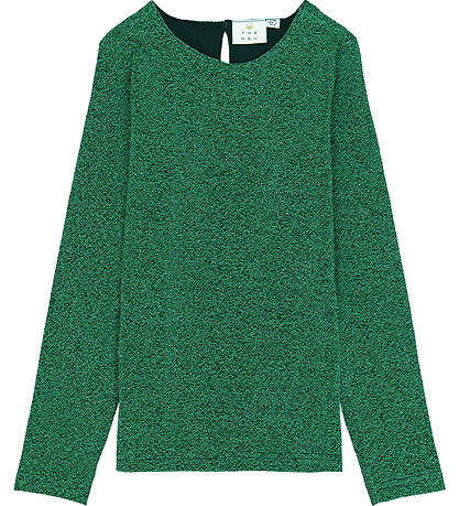The New Blússa - TnJidalou - Björt Green Glitter