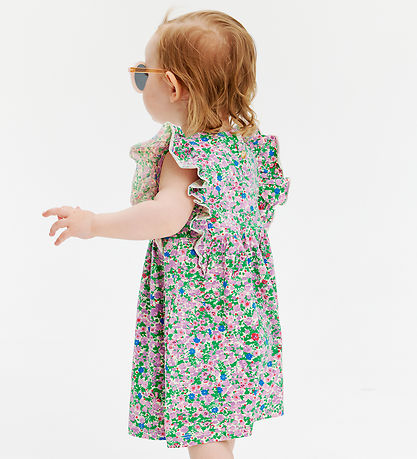 The New Siblings Dress - TnsJanille - Multi Flower AOP