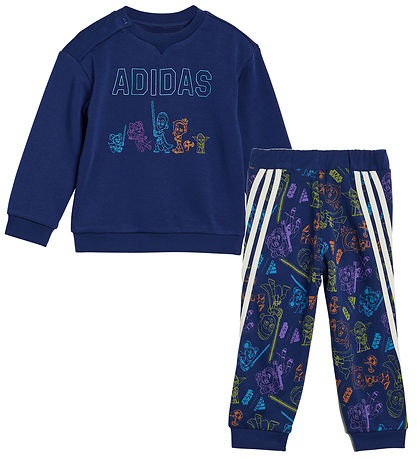 adidas Performance Sweatset - I SW YJ Jog - Blå/Multi