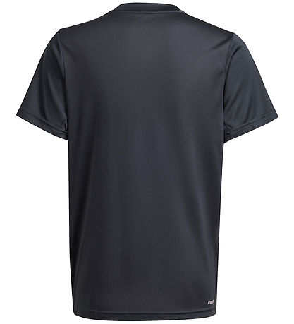 adidas Performance Stuttermabolur - U TR-ES Lógó T - Svart/Grænt