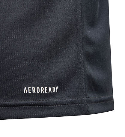 adidas Performance Stuttermabolur - U TR-ES Lógó T - Svart/Grænt