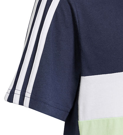 adidas Performance T-shirt - JS 3S Tib T - Marinbl/Grn