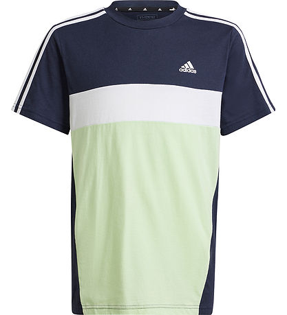 adidas Performance T-shirt - JS 3S Tib T - Black/White/Green