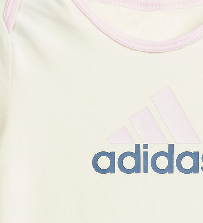 adidas Performance Cadeaubox - Romper s/s/Muts - Wit/Roze