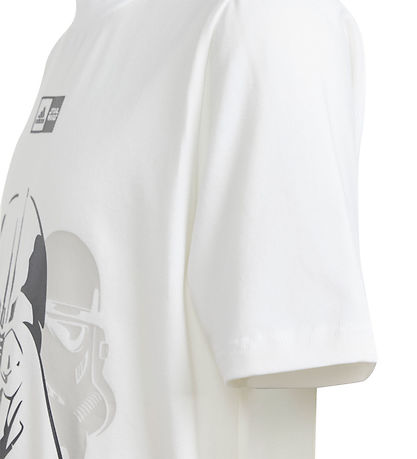 adidas Performance T-shirt - J SW GFX T - White