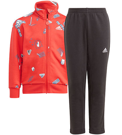 adidas Performance Collegesetti - LK BLUV TS - Punainen/Musta