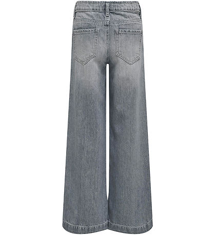 Kids Only Jeans - Noos - KogComet Wide Leg - Medium+ Grey Denim
