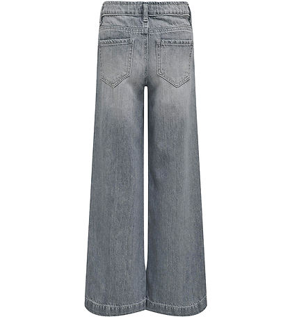 Kids Only Jeans - Noos - KogComet Wide Leg - Medium+ Grey Denim